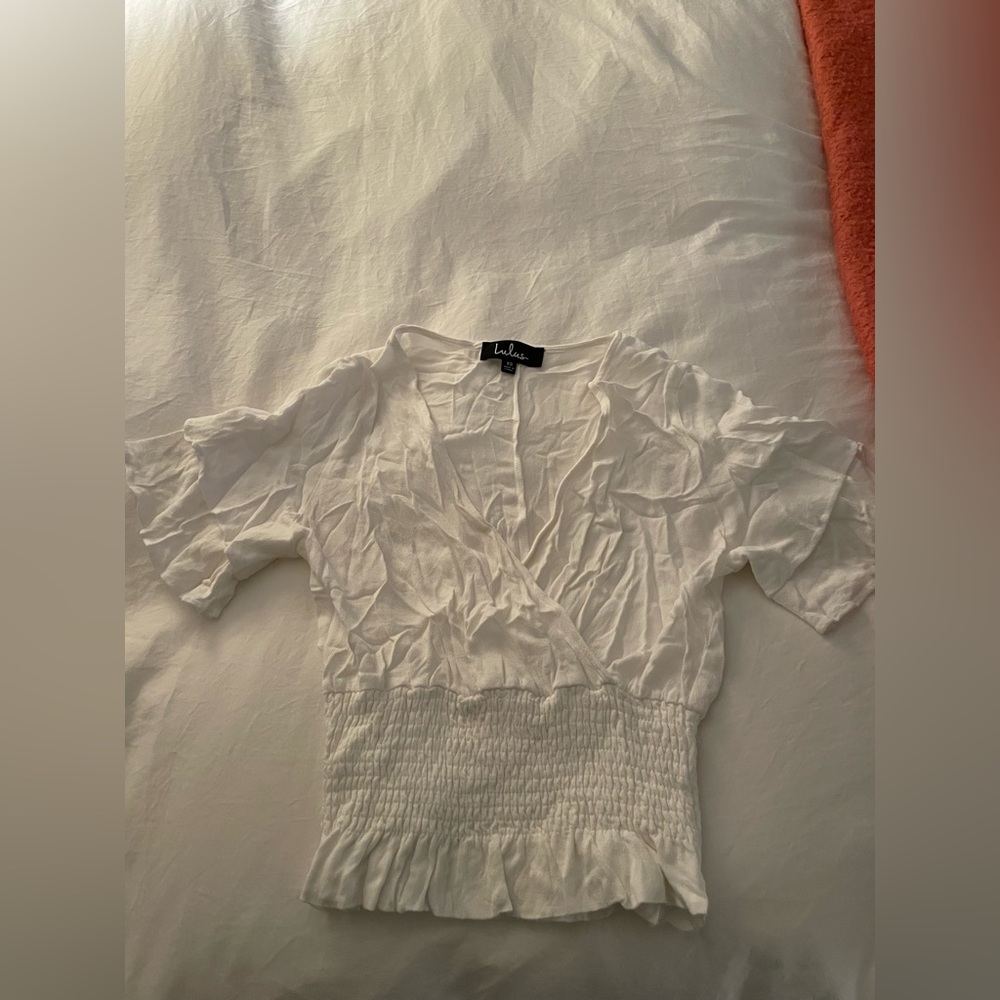 White summer shirt